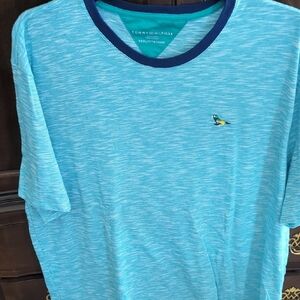 Tommy Hilfiger Aqua Blue Short Sleeve Tee